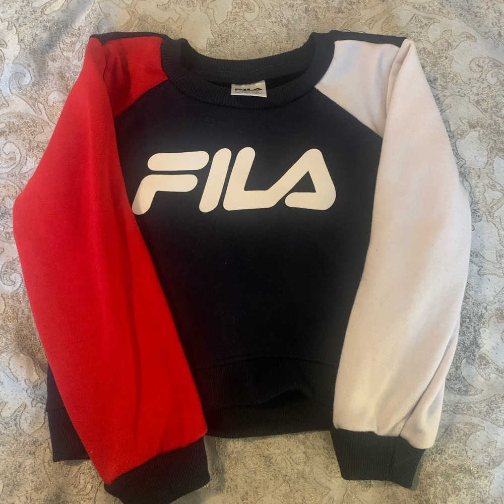 TODDLER BOY FILA SWEATER SIZE 3T